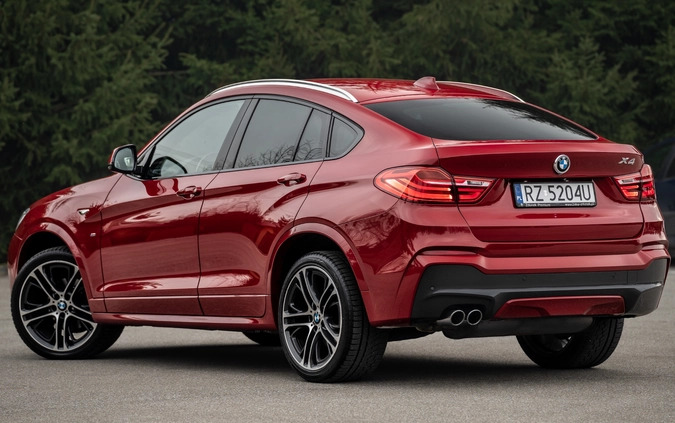 BMW X4 cena 124000 przebieg: 75000, rok produkcji 2015 z Brzozów małe 781